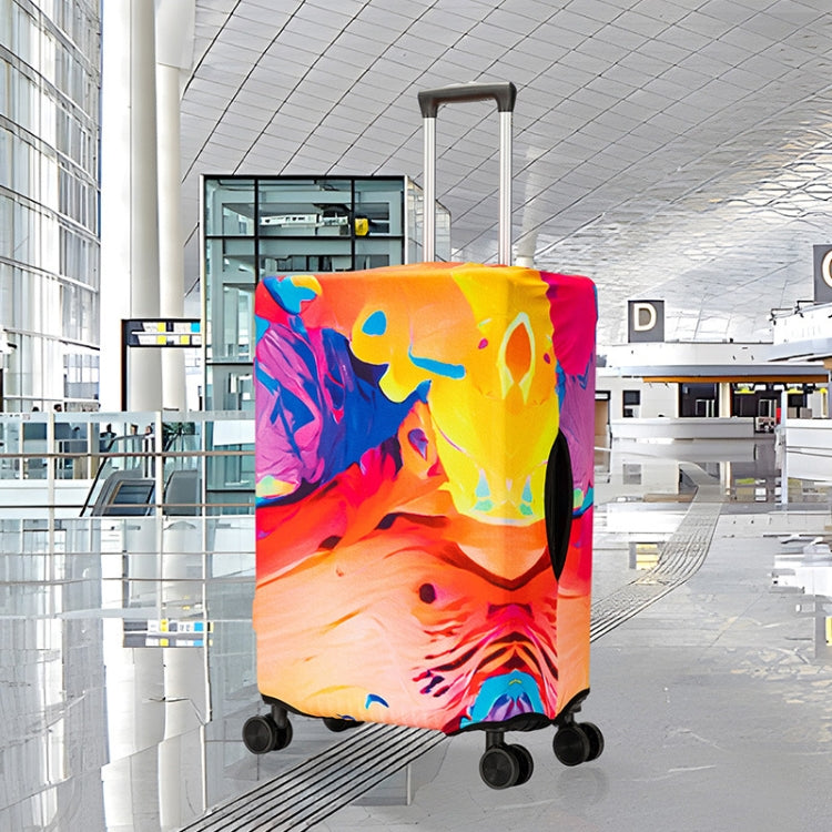 Graffiti Luggage Dust Cover Outdoor Travel Thick Elastic Luggage Protective Cover, S (17-20 inches), M (20-22 inches), L (22-24 inches), XL (24-26 inches), XXL (26-29 inches)