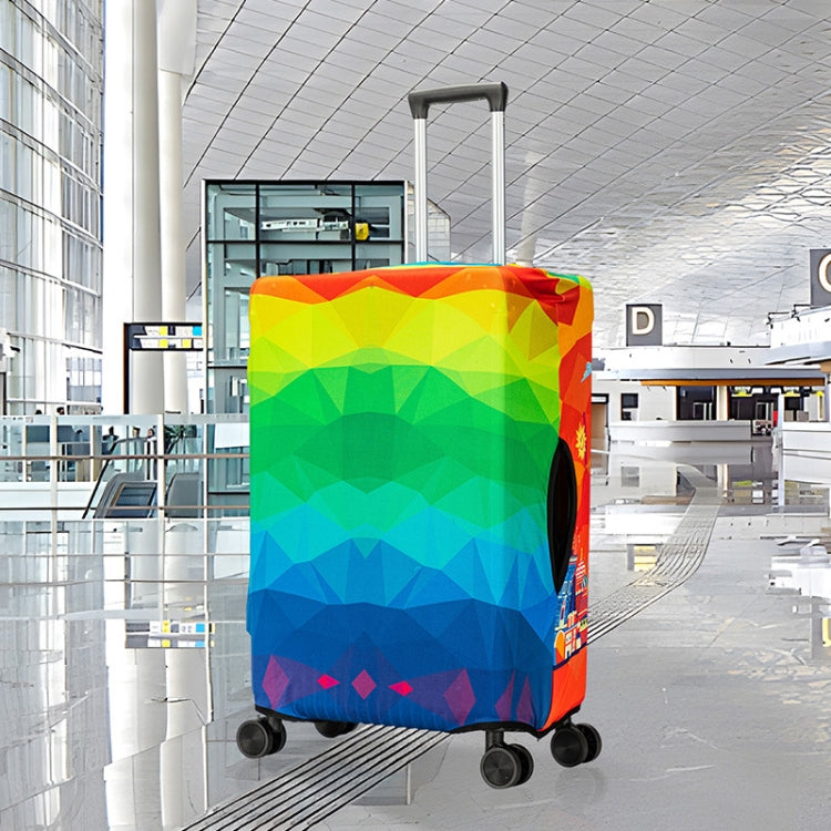 Graffiti Luggage Dust Cover Outdoor Travel Thick Elastic Luggage Protective Cover, S (17-20 inches), M (20-22 inches), L (22-24 inches), XL (24-26 inches), XXL (26-29 inches)