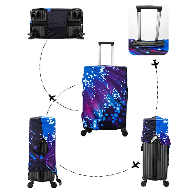 Graffiti Luggage Dust Cover Outdoor Travel Thick Elastic Luggage Protective Cover, S (17-20 inches), M (20-22 inches), L (22-24 inches), XL (24-26 inches), XXL (26-29 inches)
