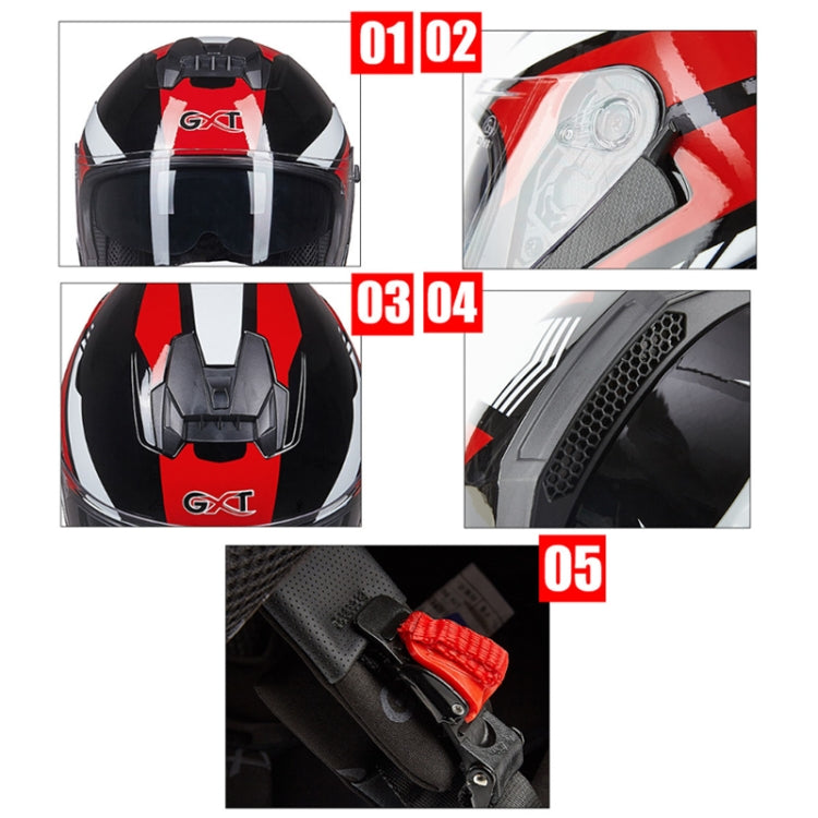 GXT Electric Vehicle Four Seasons Sun Protection & Windshield Double Lens Helmet, M, L, XL