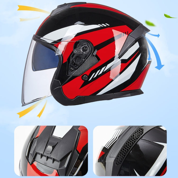 GXT Electric Vehicle Four Seasons Sun Protection & Windshield Double Lens Helmet, M, L, XL