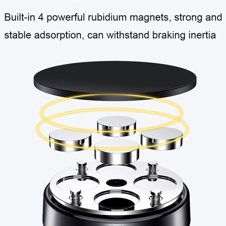 Air Outlet Type Aluminum Alloy Car Magnetic Suction Bracket Navigation Phone Holder, Air Outlet (Black), Air Outlet (Gold), Air Outlet (Silver)