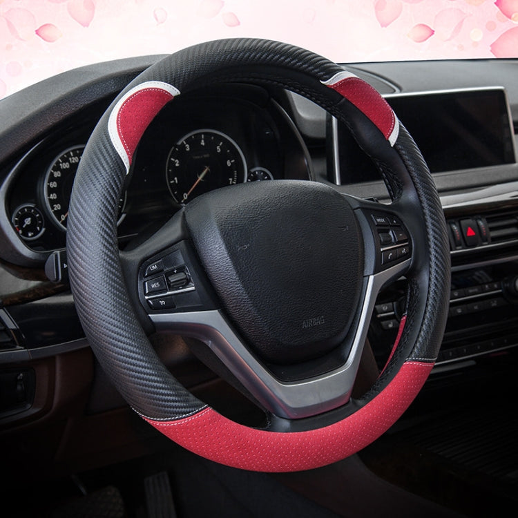 38cm Cute Rabbit Women Cartoon Car Steering Wheel Cover, Round Black Pink, Round Black, Round Black Red, Round Black Rose Red, Round Black Boffee, D  Type Black Pink, D Type Black, D Type Black Red, D Type Black Rose Red, D Type Black Coffee
