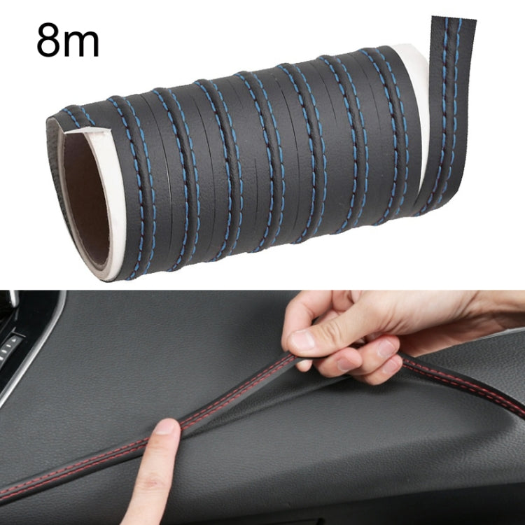 Car Center Console Interior Modification Leather Gap Strip, 0.5m, 2m, 8m