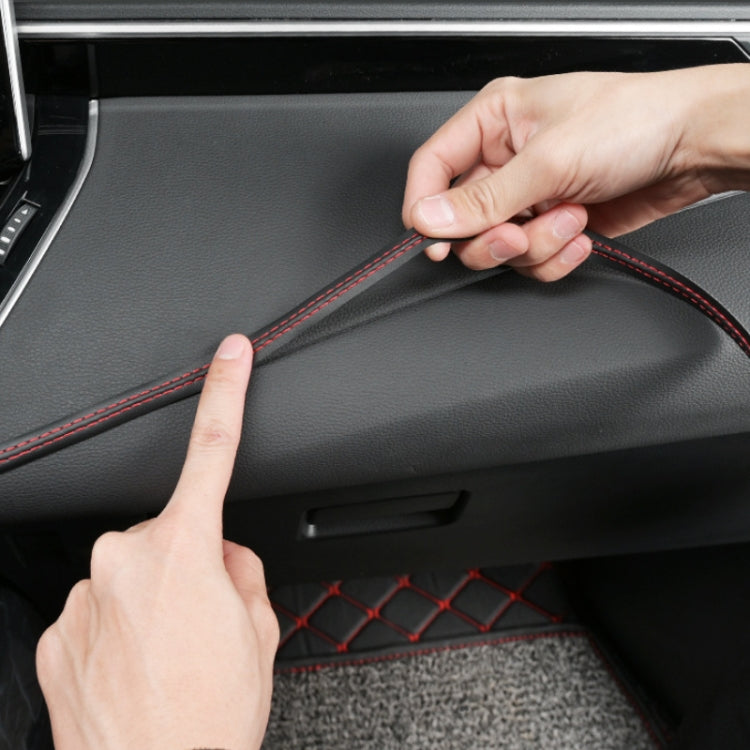 Car Center Console Interior Modification Leather Gap Strip, 0.5m, 2m, 8m