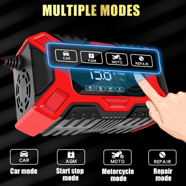 E-FAST 12V Motorcycle Car Battery Charger, EU Plug, US Plug, AU Plug, UK Plug, JPN Plug
