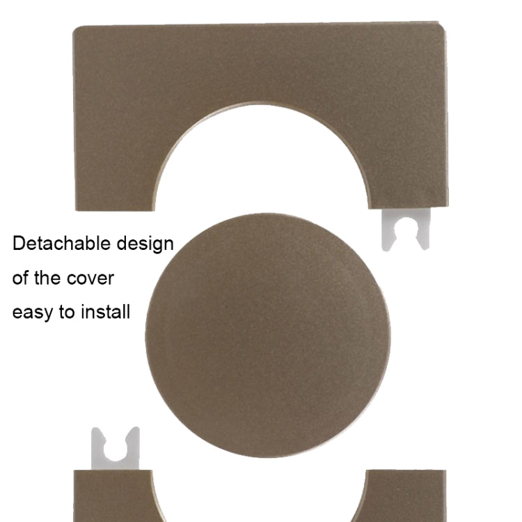 Square Hole Decoration Cover Wall Hole Plug, 1.2cm Hole White, 1.2cm Hole Gold, 1.2cm Hole Silver, 2.2cm Hole White, 2.2cm Hole Gold, 2.2cm Hole Silver