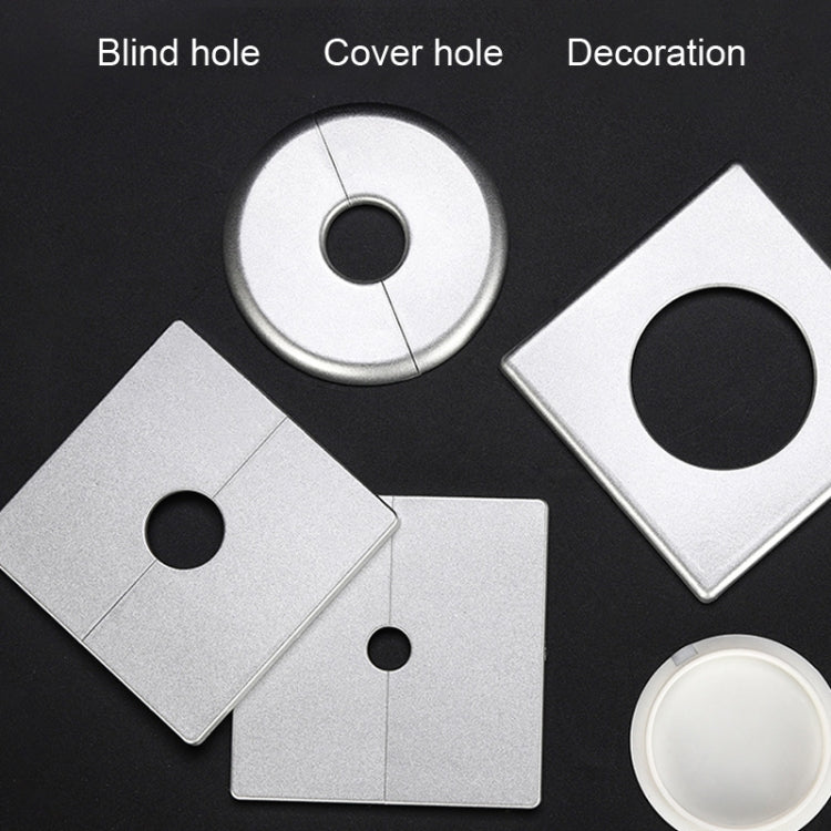 86mm Cover Air Conditioning Hole Blocking Decoration Cover, White, Silver, Black, Gold