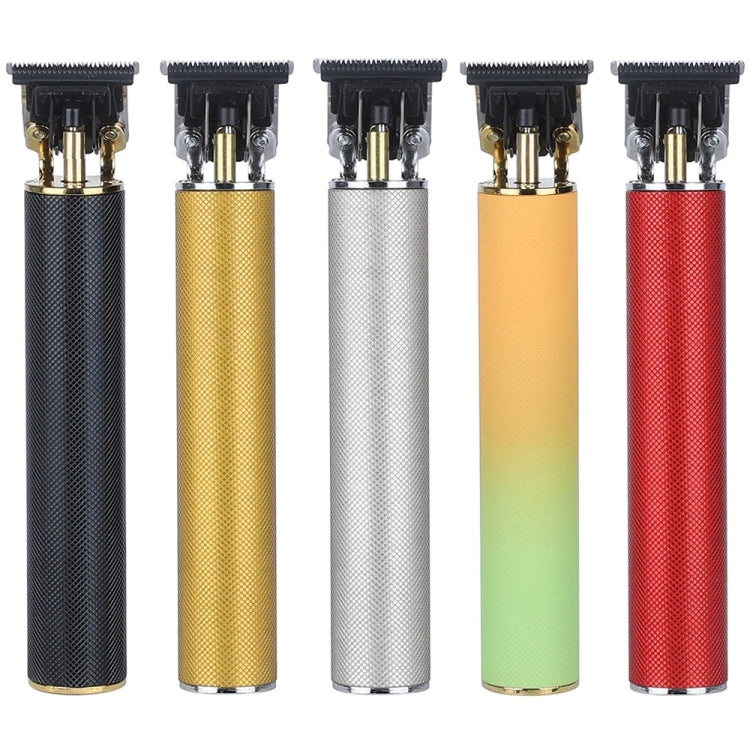 Hollow T-shape Ceramic Cutter Head USB Charging Engraving Electric Hair Clipper, Ceramic Cutter (Black), Ceramic Cutter (Gold), Ceramic Cutter (Silver), Ceramic Cutter (Red)