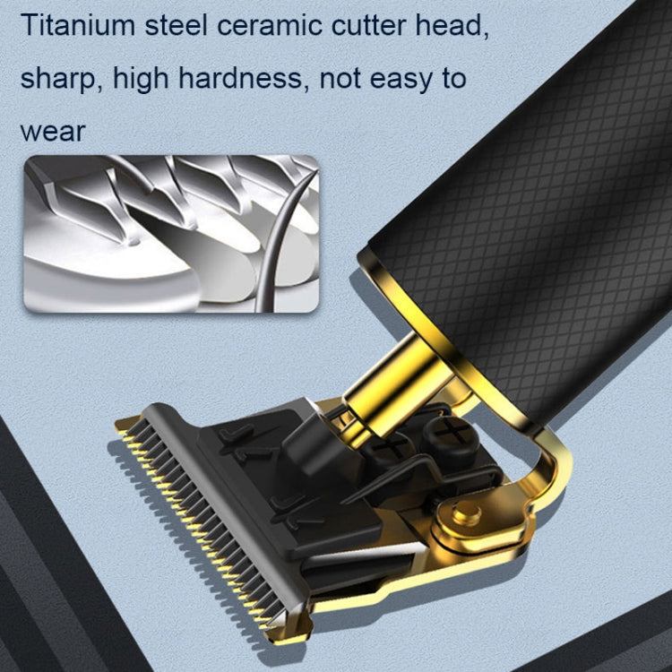 USB Rechargeable Digital Display Engraving Ceramic Knife Electric Hair Clipper, Digital Display (Black), Digital Display (Gold), (Digital Display Black), (Digital Display Gold)