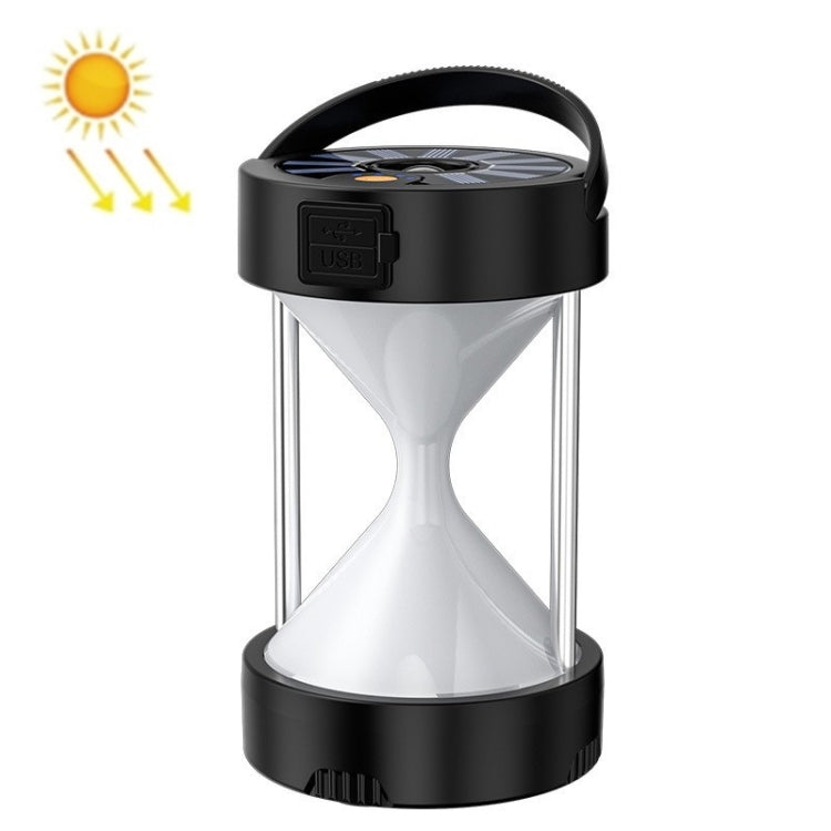 Camping Lantern Outdoor Solar Emergency Lights Multifunctional Tent Light, 5809 White, 5809 Hourglass  Black, 5809 Hourglass White, 5809 Black