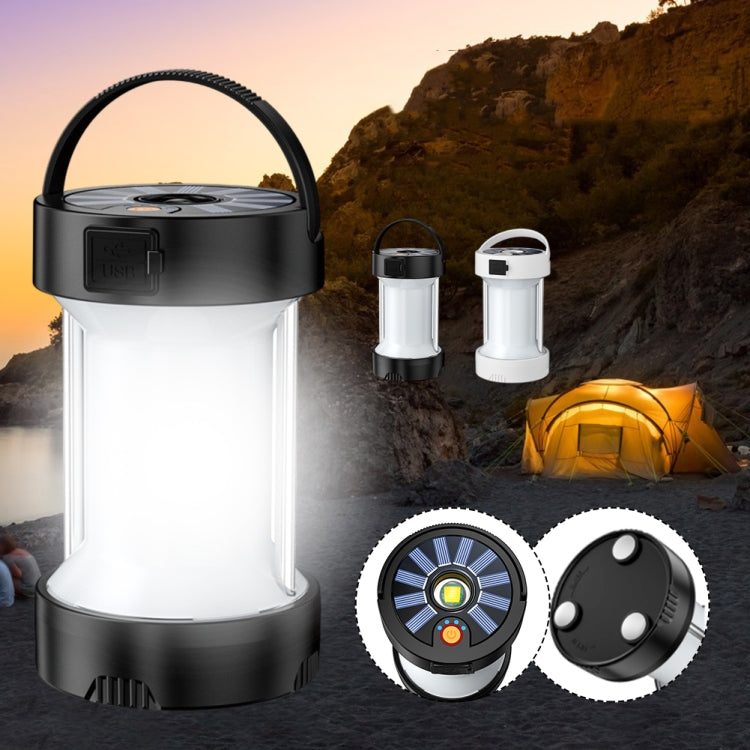 Camping Lantern Outdoor Solar Emergency Lights Multifunctional Tent Light, 5809 White, 5809 Hourglass  Black, 5809 Hourglass White, 5809 Black