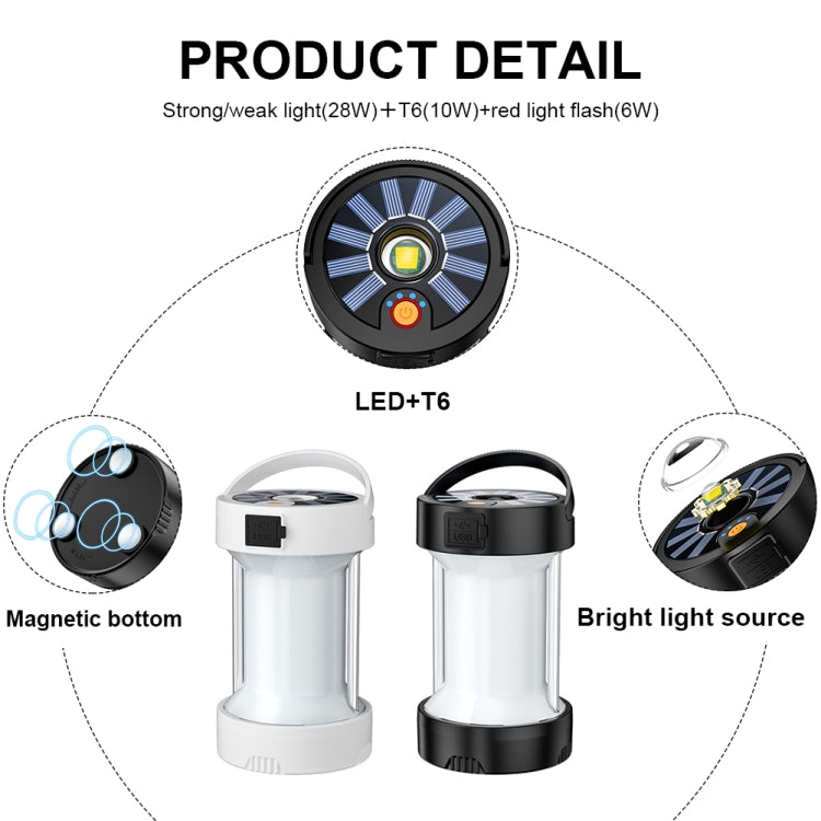 Camping Lantern Outdoor Solar Emergency Lights Multifunctional Tent Light, 5809 White, 5809 Hourglass  Black, 5809 Hourglass White, 5809 Black