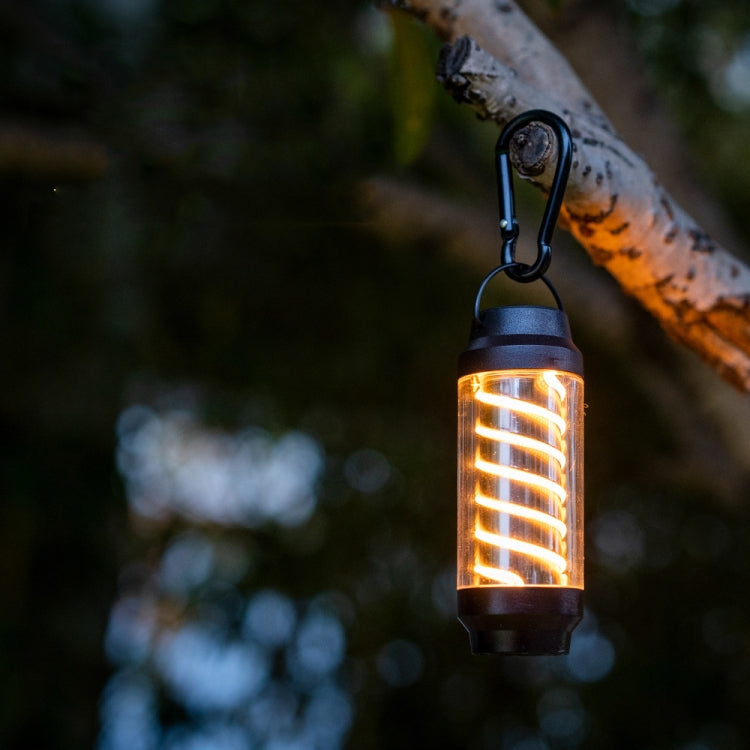 Outdoor Camping Spiral Lamp Waterproof Lighting Multifunctional Tent Hanging Lamp