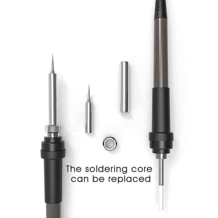 BAKU BA-601C+ Digital Display 2-In-1 Electric Soldering Iron Heat Exchanger Mobile Phone Maintenance Desoldering, EU Plug 220V, US Plug 110V