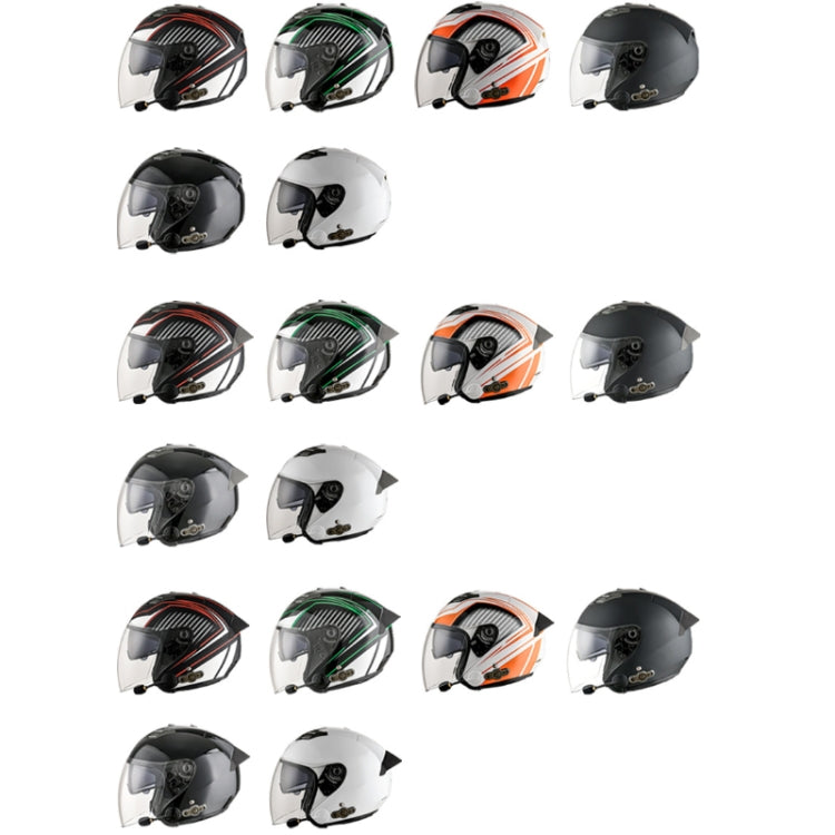 KUQIBAO Motorcycle Smart Bluetooth-compatible Sun Protection Double Lens Safety Helmet, M, L, XL, XXL