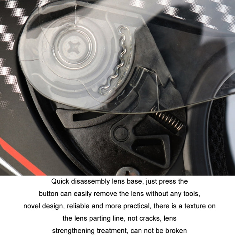 KUQIBAO Motorcycle Smart Bluetooth-compatible Sun Protection Double Lens Safety Helmet, M, L, XL, XXL