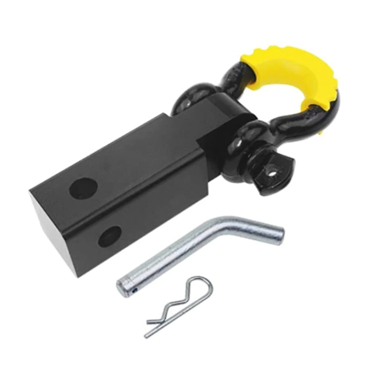 Solid Trailer Arm Off-Road Vehicle Rear Bumper Modified Traction Connector, Red, Black Red, Black Yellow