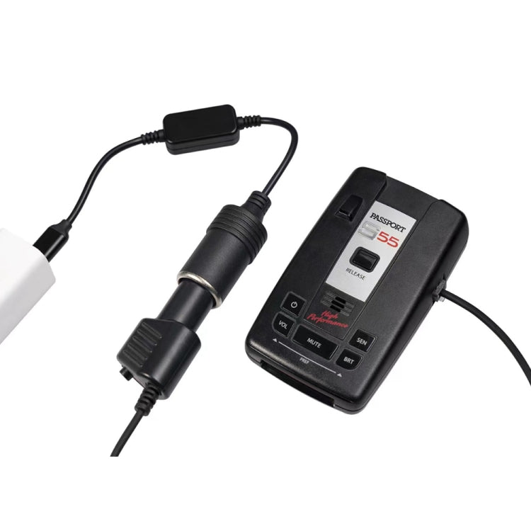 12W Power Driving Recorder TYPE-C to Cigarette Lighter Socket, 60cm, 1.2m