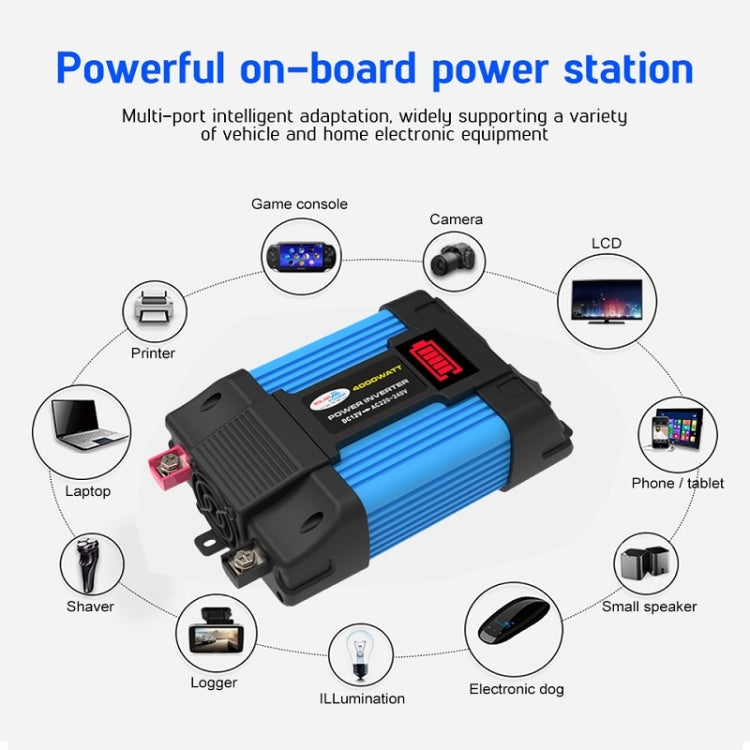 SOLIKE TECH Vehicle Inverter Sine Wave Convertor Auto Inverter, 12V-220V 300W, 12V-110V 300W, 12V-220V 500W, 12V-110V 500W