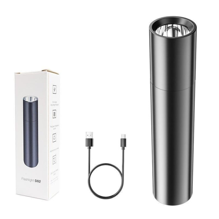 1200mAh LED Outdoor Strong Lighting Lithium Battery Flashlight, Fixed Focus Silver, Fixed Focus Black, Zoom Silver, Zoom Black