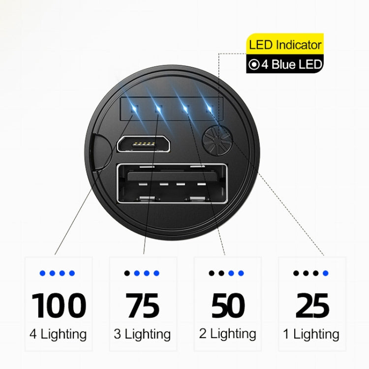 1200mAh LED Outdoor Strong Lighting Lithium Battery Flashlight, Fixed Focus Silver, Fixed Focus Black, Zoom Silver, Zoom Black
