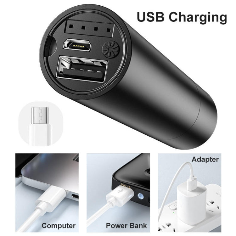 2600mAh LED Outdoor Strong Lighting Lithium Battery Flashlight, Fixed Focus Silver, Fixed Focus Black, Zoom Silver, Zoom Black