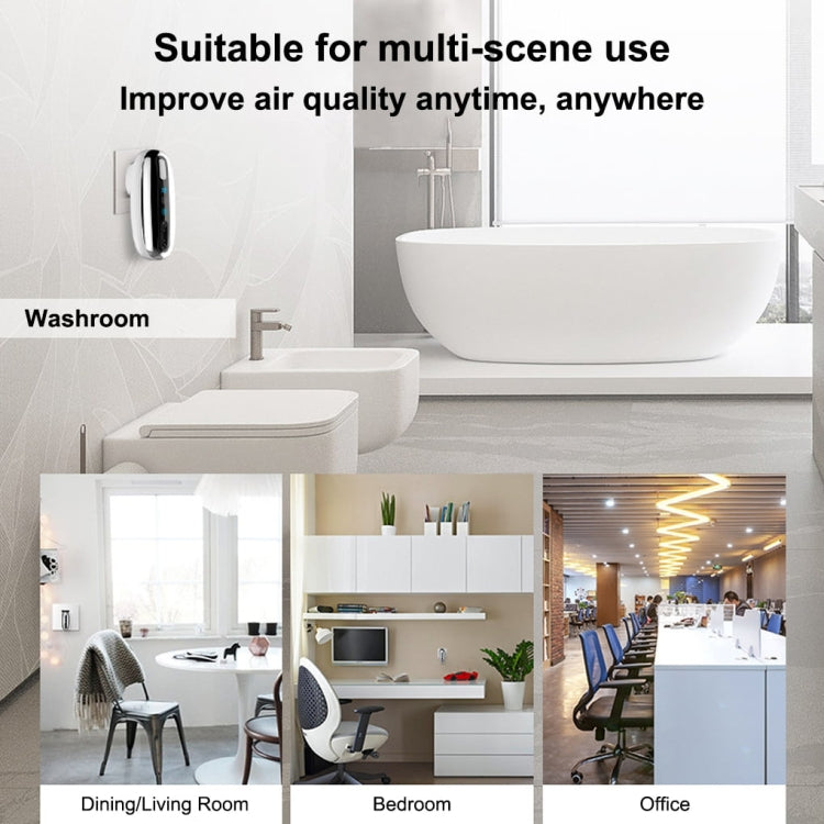 90V-250V Plug-in Negative Ion Air Purifier Portable Odor Removing Device, US Plug, EU Plug, UK Adapter+ EU Host, UK Adapter+US Host