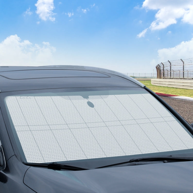 Car Front Windshield Sun Protection Heat Insulation Foldable Sunshade, 130x70cm, 140x70cm, 140x75cm