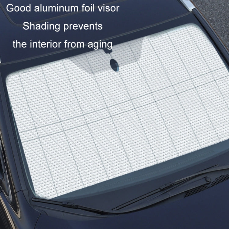 Car Front Windshield Sun Protection Heat Insulation Foldable Sunshade, 130x70cm, 140x70cm, 140x75cm