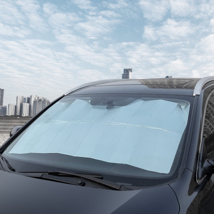 Car Front Windshield Sun Protection Heat Insulation Foldable Sunshade, 130x70cm, 140x70cm, 140x75cm