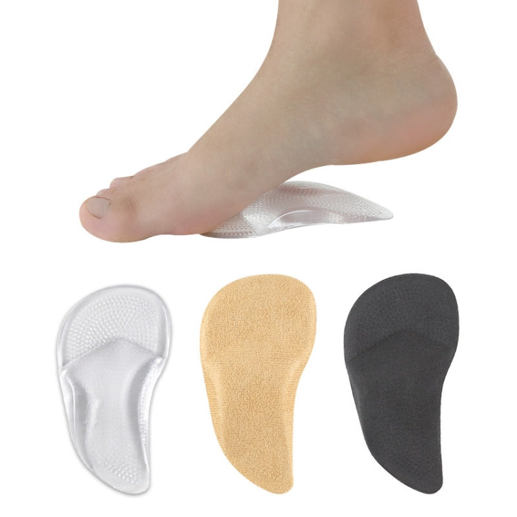 1pair Flat Feet Arch Support Shoe Insoles Adhesive Reusable Arch Cushions, L 40-45, S 35-40