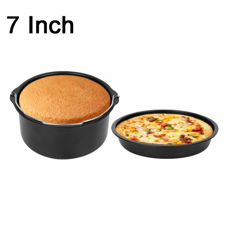 Cake Basket with Handle + Pizza Tray Air Fryer Accessory Set Bakeware, 6 -inch, 7 -inch, 8 -inch, 9 -inch