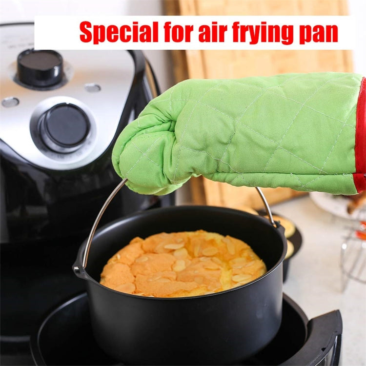 Cake Basket with Handle + Pizza Tray Air Fryer Accessory Set Bakeware, 6 -inch, 7 -inch, 8 -inch, 9 -inch