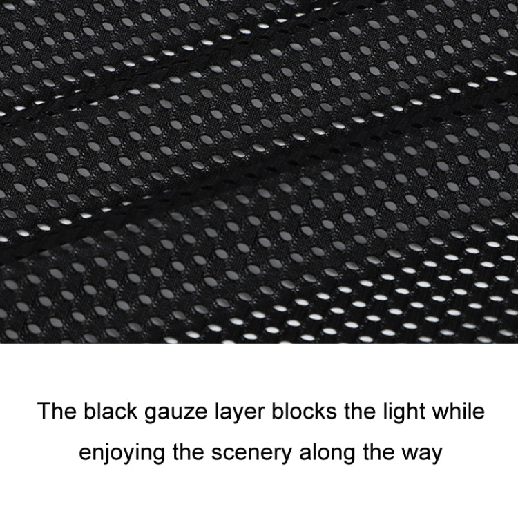 2pcs Car Curtain Sun Protection Mesh Suction Cup Sunshade