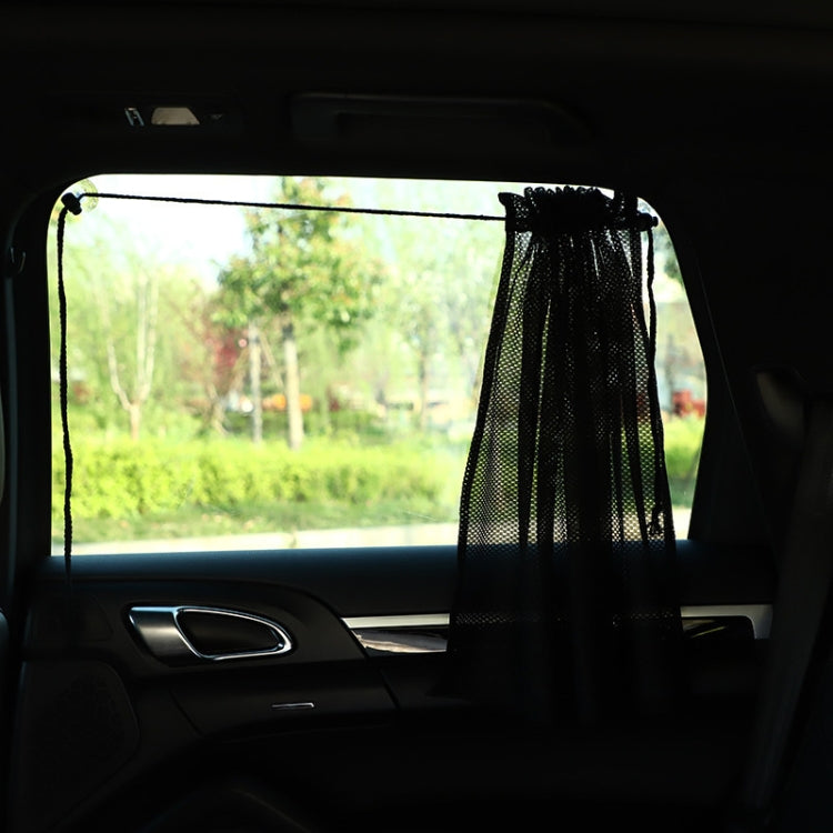 2pcs Car Curtain Sun Protection Mesh Suction Cup Sunshade