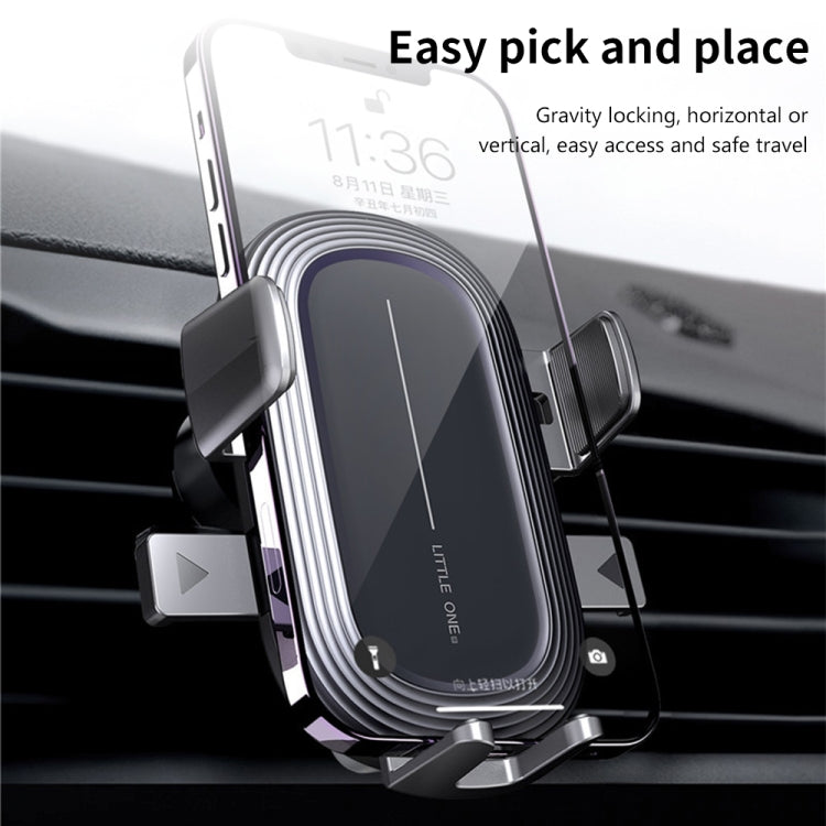 Little One Gravity Car Holder Air Vent Clip Mount Mobile Cell Stand Smartphone GPS Support, Little One