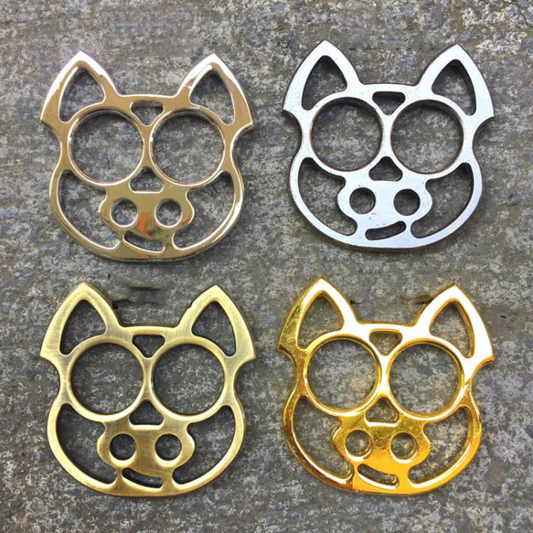2pcs Cartoon Pig Self-Defense KeyChain Fist Gloves Finger Buckle Emergency Window Breaker, Cartoon Pig(Gold), Cartoon Pig(Silver), Cartoon Pig(Black)