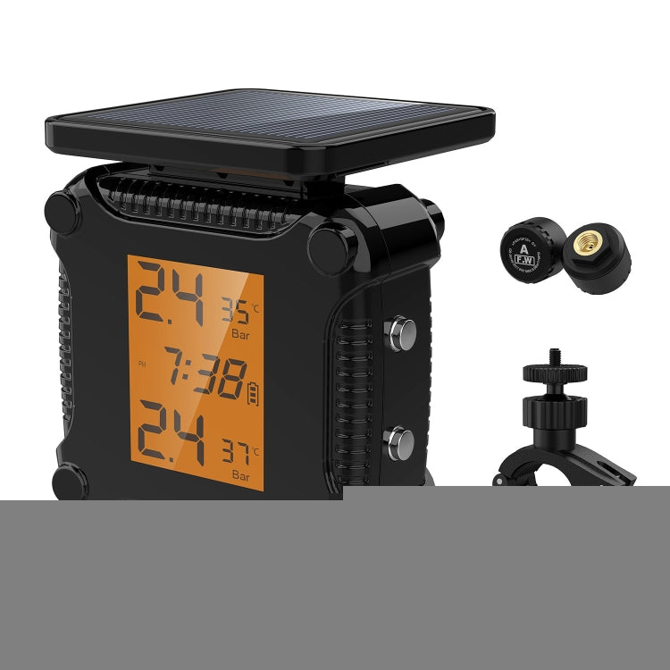 Solar Motorcycle Tire Pressure Monitor Color Screen High Precision Sensor, M8, M9