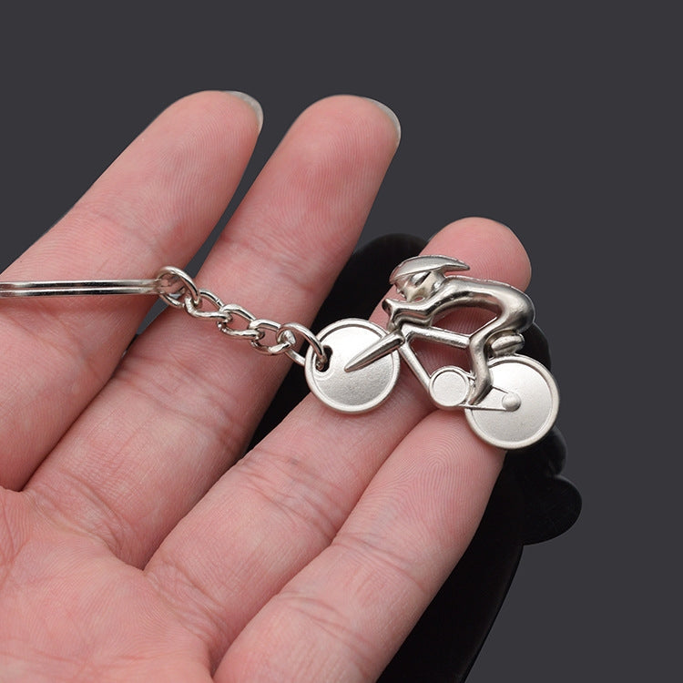 2pcs Simulated Bicycle Metal Key Chain, BY-333