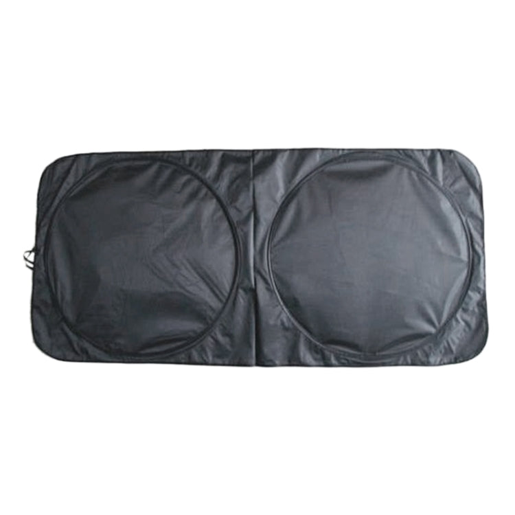 Car Double Circle Sun Visor Heat Insulation Sun Protection Sun Block, 150x80cm, 150x85cm, 160x86cm, 167x95cm, 190x90cm