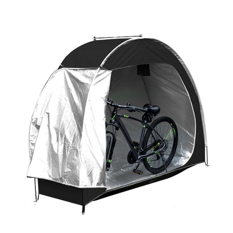 Outdoor Waterproof Bicycle Storage Shed Oxford 210D Heavy Duty Bike Tent, Army Green, Black