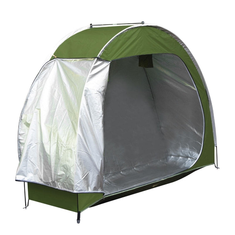 Outdoor Waterproof Bicycle Storage Shed Oxford 210D Heavy Duty Bike Tent, Army Green, Black