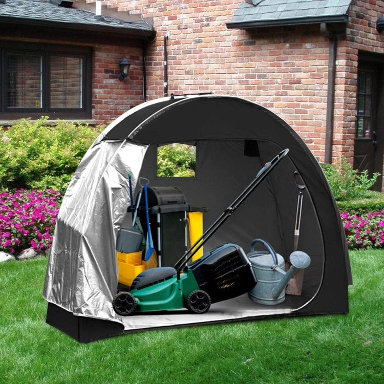 Outdoor Waterproof Bicycle Storage Shed Oxford 210D Heavy Duty Bike Tent, Army Green, Black