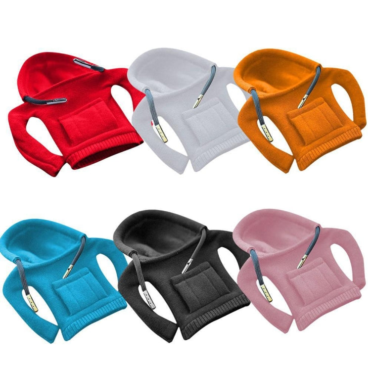 2pcs Car Gear Shift Brake Handle Hoodie Decorative Cover