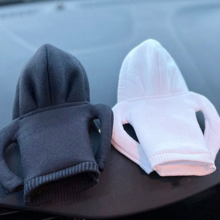2pcs Car Gear Shift Brake Handle Hoodie Decorative Cover