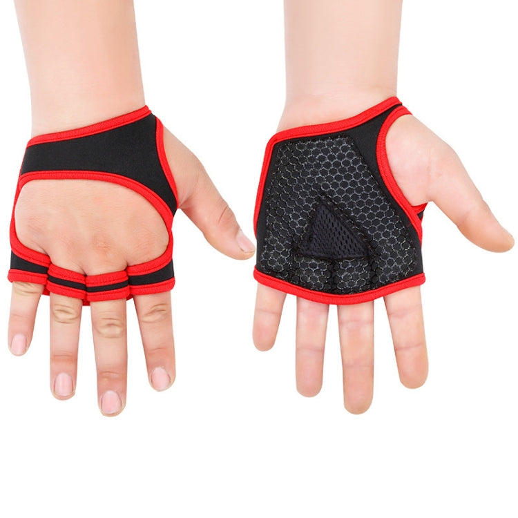 Weightlifting Dumbbell Horizontal Bar Anti-cocoon Anti-slip Wrist Fitness Gloves, M, L, XL