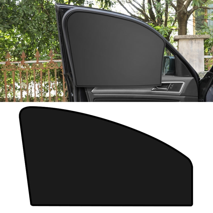 Heat-insulating Opaque Vinyl Coated Magnetic Car Curtains, Full Blackout Principal Drive, Full Blackout Co-pilot, Full Blackout Rear Row, Titanium Silver Principal Driver, Titanium Silver Co-pilot, Titanium Silver Rear Row