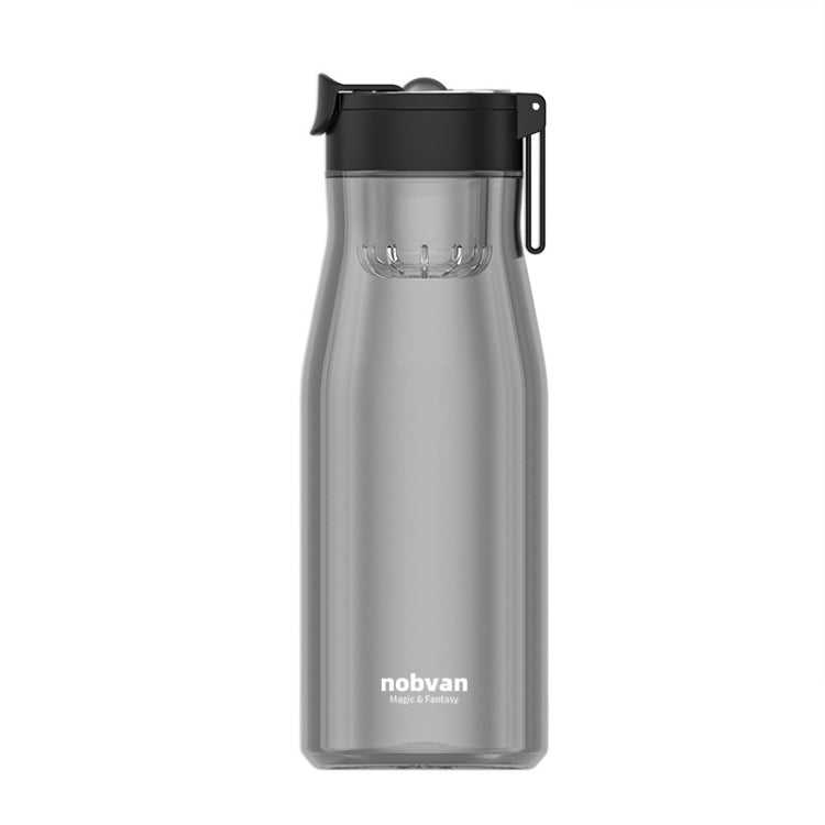 Nobvan Magic Ball Magnetic Bomb Tea Warehouse Tritan Large Capacity Sports Cup, 550ml (Transparent), 550ml (Gray), 800ml (Transparent), 800ml (Blue ), 800ml (Purple), 1000ml (Transparent), 1000ml (Gray), 1200ml (Transparent), 1200ml (Gray)