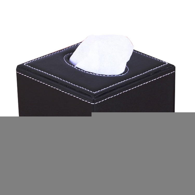 Hotel Restaurant Leather Square Paper Box Car Tissue Box, Sheepskin, Crocodile Pattern, Wheat Pattern, Ancient Pattern